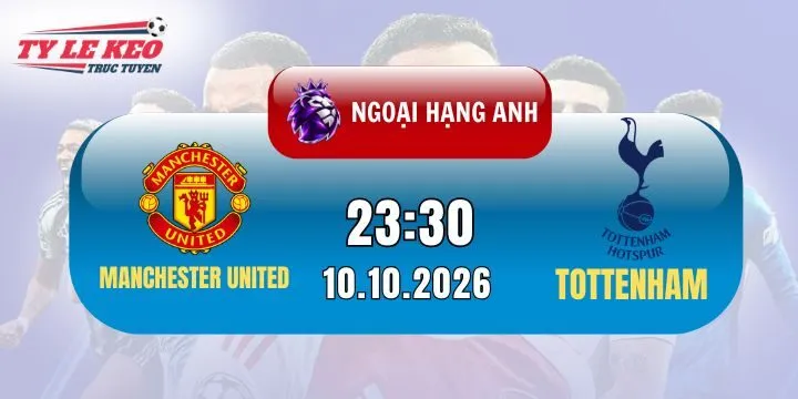 Kèo Manchester United và Tottenham